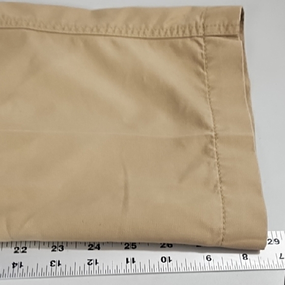 Tan Cargo Pants with Utility Design Soft Brushed Fabric - Picture 6 of 11